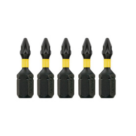 Jeu de 5 Embouts Torsion Pz1 Dewalt - Argent