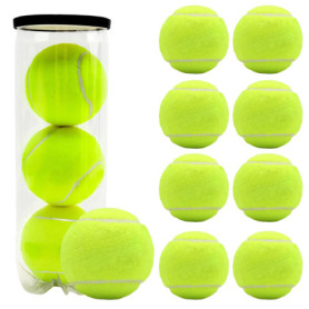 Lot de 9 balles de tennis d'entraînement pour débutants et chiens
