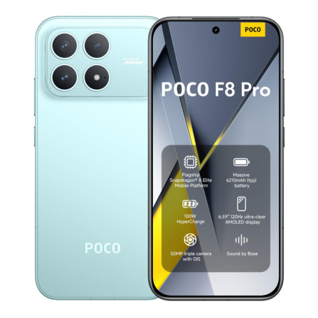Xiaomi POCO F8 Pro - Smartphone 12 Go RAM, 256 Go, Écran AMOLED 6,59" 120 Hz, Triple Caméra 50 MP