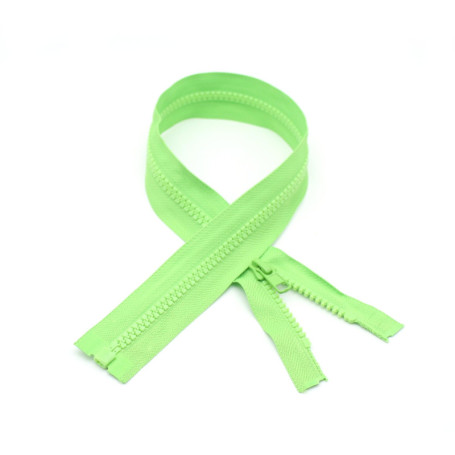 Fermeture Éclair Séparable 60 cm Verde Manzana - Pack de 10 par DOJA Barcelona