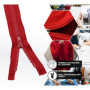 Fermeture Éclair Séparable Rouge 70 cm - Pack de 10 par DOJA Barcelona