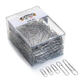 Lot de 500 trombones Leone Dell'Era Gran Mix en métal argenté