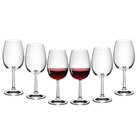 Lot de 6 Verres à Vin Rouge en Cristal Gerlach 1760 - Élégance et Fonctionnalité