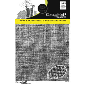 Trame à Transférer Graph'it pour Dessin Manga - Décalcomanie A5