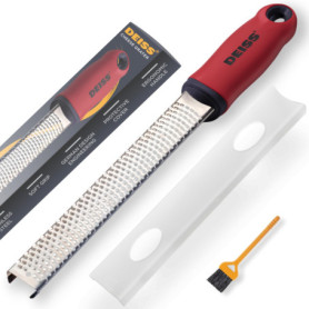 Zesteur d'Agrumes et Râpe à Fromage Deiss Pro - Lame Acier Inoxydable