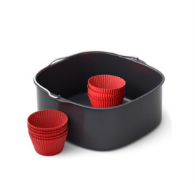 Kit Pâtisserie Philips pour Airfryer XXL avec 9 Moules à Muffins