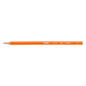 Boîte de 12 Crayons Triangulaires Orange - Ergonomiques et Durables