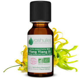 Huile Essentielle BIO d'Ylang Ylang 10ml - 100% Pure et Naturelle