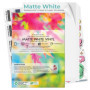 Lot de 20 Feuilles de Papier Photo Autocollant A4 Mat - Vinyle Imperméable