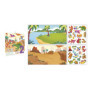 Kit de Stickers Dinosaures Repositionnables pour Enfants - 30 Autocollants Créatifs