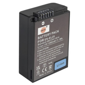 Batterie de Rechange DSTE EN-EL25 pour Nikon Z50 et ZFC - 1280 mAh