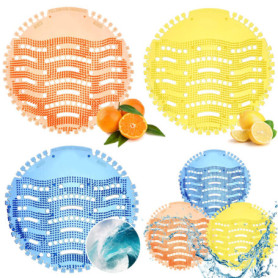 Grille parfumée pour urinoir - 6 pièces anti-éclaboussures et désodorisante