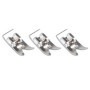 Lot de 3 Pieds Droits Universels pour Machine à Coudre Jopto