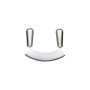 Hachoir demi-lune en inox 18 cm Master Class Acero