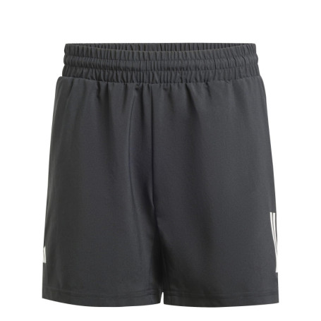 Short de Tennis Junior Adidas 3-Stripes Noir 7-8 Ans