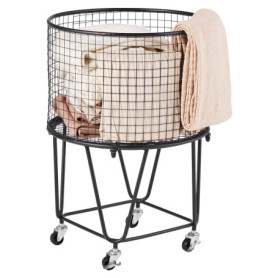 Chariot à Linge Mobile VEVOR avec Roues Pivotantes - Capacité 40L