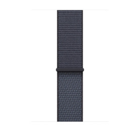 Bracelet Sport pour Apple Watch - Boucle Ajustable en Nylon Bleu Maritime - Taille Unique