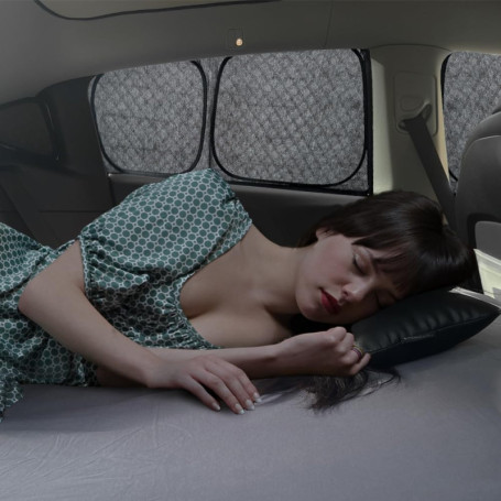 Rideau d'intimité TESBEAUTY pour Tesla Model 3 - Pare-soleil Camping 4 Couches