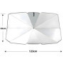 Pare-Soleil Universel Retoo pour Voiture - Protection UV Pliable 123x65 cm