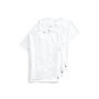 Polo Ralph Lauren Lot de 3 T-Shirts Manches Courtes en Coton pour Hommes - Blanc/Bleu Marine