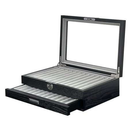 Vitrine en Bois pour 24 Stylos - Maestrorelojero, Élégante et Pratique