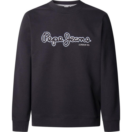 Pull Homme Pepe Jeans Dorian à Col Rond Noir