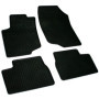 Tapis de Sol en Caoutchouc Noir pour Peugeot 207 - Ensemble de 4 Pièces