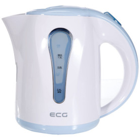 Bouilloire Électrique ECG RK 1022 - 1 Litre Bleu et Blanc