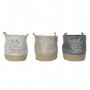 Panier DKD Home Decor Polyester (3 pcs) (39 x 39 x 41 cm) 164,99 €