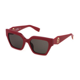 Lunettes de Soleil Furla SFU811 Rouge Brillant pour Femme