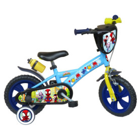 Vélo 12" Spidey et Ses Amis - A.T.L.A.S. pour Enfants, Bleu