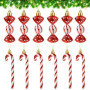Kit de Décoration de Noël SULOLI avec 12 Canes en Bonbon