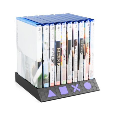 Support Universel Ricreo pour CD PS5/PS4 - Organisateur de Jeux Élégant