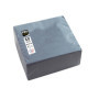 Serviettes Cocktail Pro Nappe - 50 pièces en Papier Micro-Gaufré Gris 20x20 cm