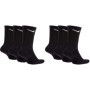 Nike Chaussettes Everyday Cushioned Crew - 6 Paires Confort Noir