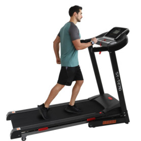 ISE Tapis de Course Inclinable Pliable avec Écran LCD et Bluetooth - 16KM/H