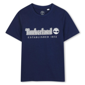 T-Shirt Timberland Bleu de Chine pour Garçon - 5 Ans