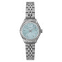 Montre Timex Trend Femme 25 mm en Acier Inoxydable Argenté et Cadran Bleu
