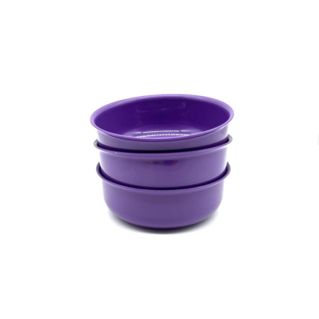 Kimmel Lot de 3 Bols Violets Empilables de 17 cm