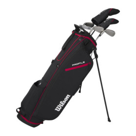 Demi-Set de Golf Wilson Profile pour Hommes - Rouge/Noir/Argent