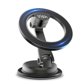 Support Téléphone Magnétique YISH pour Voiture - Rotation 360° et Pliable