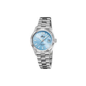 Montre Lotus Élégante en Acier Inoxydable avec Date