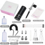 Airbrush Ongle, Air Brush Kit aérographe portable avec compresseur, 950 mAh, rechargeable pour le design des ongles, la décorati