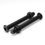 Kit de Boulons et Écrous M8 en Acier Inoxydable Noir - 6 Ensembles