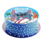 Dekora, Stitch, Disque d'Azyme Comestible, Décoration pour Gâteaux d'Anniversaire d'Enfants, Rond 20 CM
