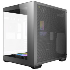 Boîtier PC Mini Tour Antec CX60M ARGB Noir avec Panneaux en Verre Trempé