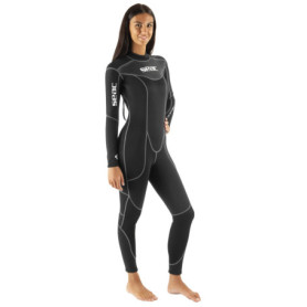 Combinaison Humide SEAC Sense Long Lady en Néoprène 3 mm pour Plongée et Sports Nautiques
