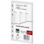 Calendrier de Rechange Compact A6 BSB - 1 Semaine sur 2 Pages Verticales