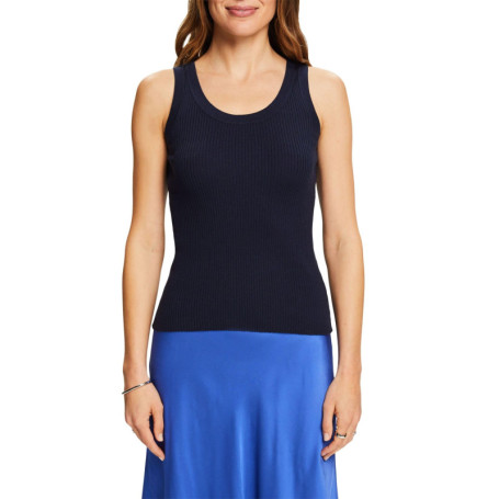 Pull Femme ESPRIT Col Rond Navy 400