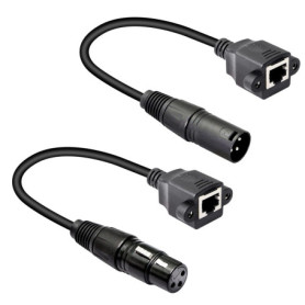 Câble Adaptateur XLR 3 Broches vers RJ45 - 1.1Ft pour DMX
